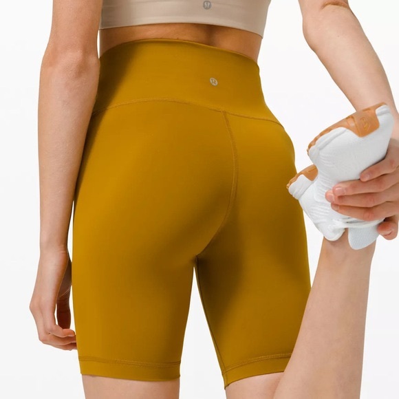 Lululemon Wunder Train High Rise Short in Gold Spice size 4 - Picture 5 of 6